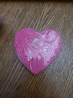 New Sealed Unused Vintage Lisa Frank Pink Heart Shaped Note Pad 1988 HTF